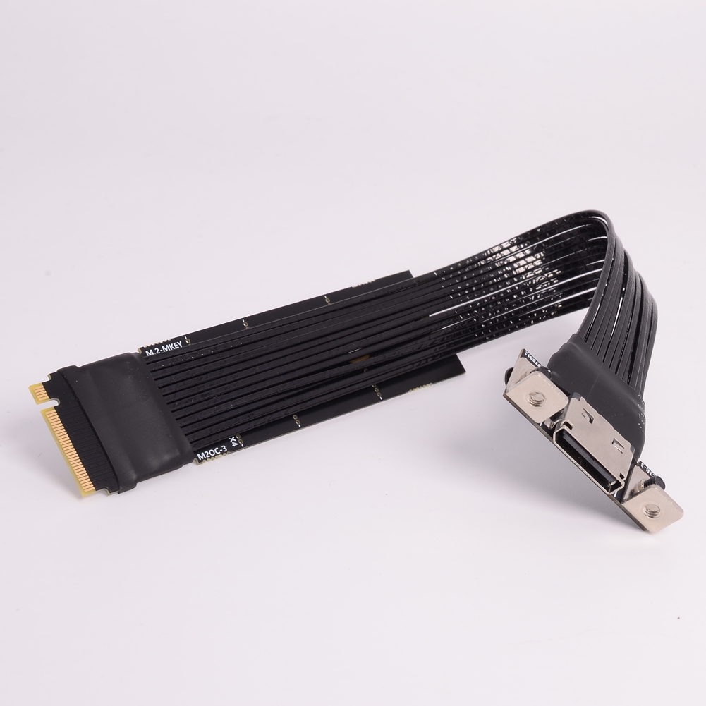 PCIE 4.0 X4 M.2 M-Key NVMe To  - Oculink Egpu Mini Pc ulasan dan harga